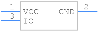 GA1A2S100LY - Sharp Microelectronics - PCB symbol