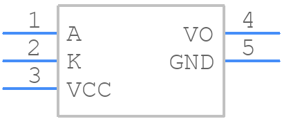 GP1A51HRJ00F - Sharp Microelectronics - PCB symbol