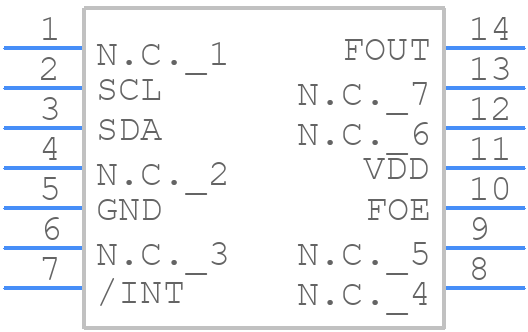 Q41858151000212 - Epson Timing - PCB symbol