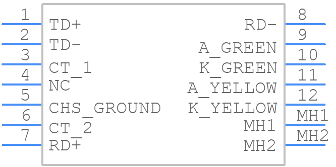 LMJ2018811100DL1T4 - Amphenol - PCB symbol