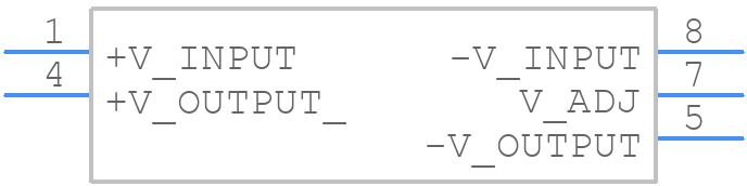 LDU0516S350 - XP POWER - PCB symbol