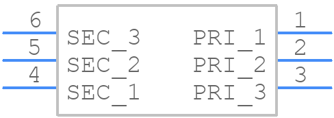 TT1-6-KK81+ - Mini-Circuits - PCB symbol