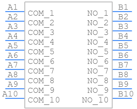 CHS-10A - Nidec Copal - PCB symbol