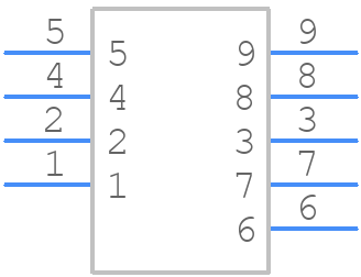 MWDM2L-9SCBRP-.110 - Glenair - PCB symbol