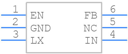 SY8009BABC - Silergy - PCB symbol