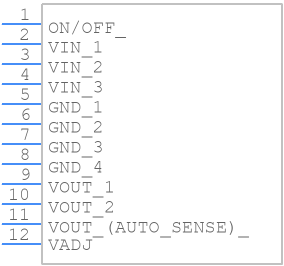 R-523.3PA - RECOM Power - PCB symbol