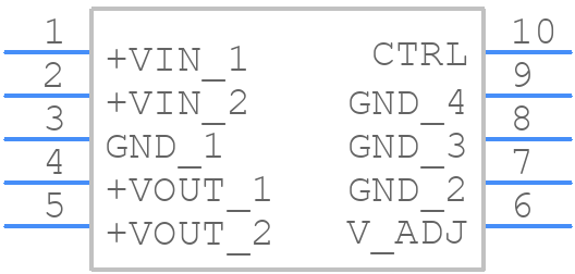 R-78AA12-0.5SMD - RECOM Power - PCB symbol