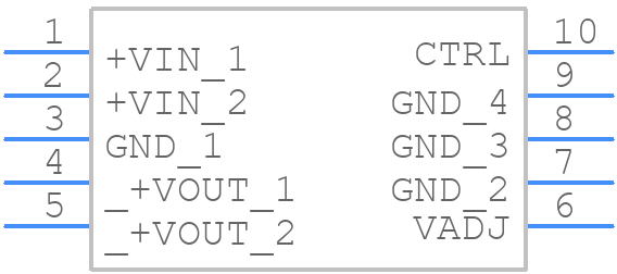 R-78AA9.0-0.5SMD - RECOM Power - PCB symbol