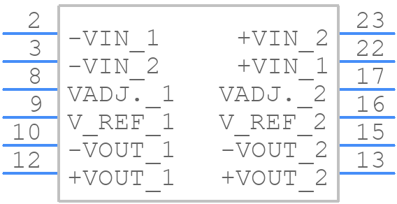 R05-100B - RECOM Power - PCB symbol