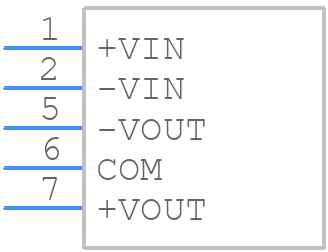 R05P215D/R8 - RECOM Power - PCB symbol