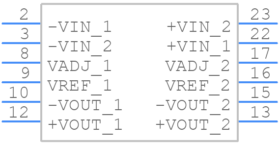 R12-100B - RECOM Power - PCB symbol