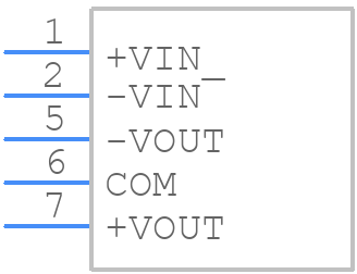 R12P12D - RECOM Power - PCB symbol