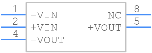 R1S-0505/HP - RECOM Power - PCB symbol