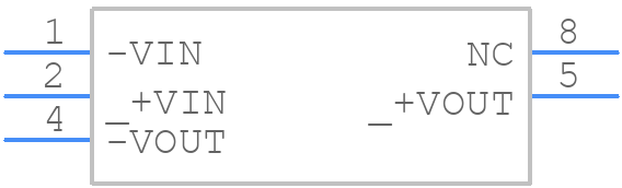 R1S-0512 - RECOM Power - PCB symbol