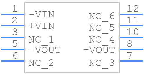 R1S-3.33.3 - RECOM Power - PCB symbol