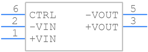 REC10-2405S/H2/M - RECOM Power - PCB symbol