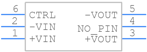 REC10-2405SZ/H2/M - RECOM Power - PCB symbol