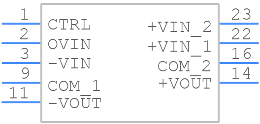 REC10-2412DRW/H2/A/M - RECOM Power - PCB symbol