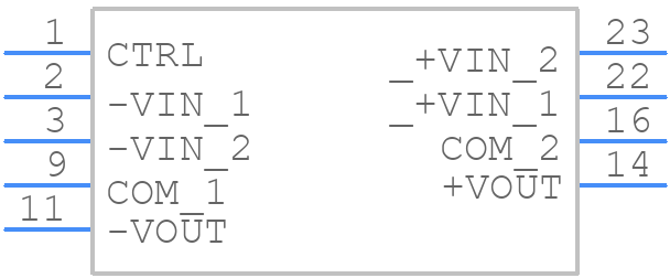 REC3-2405DRWZ/H2/A - RECOM Power - PCB symbol