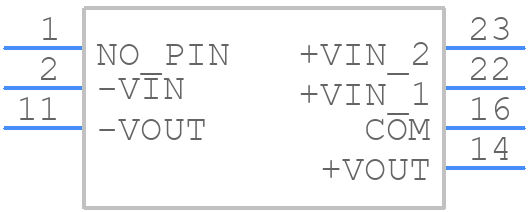 REM10-0512D/A - RECOM Power - PCB symbol