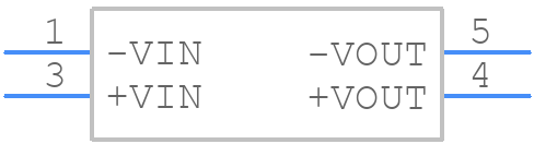 RNM-0512S - RECOM Power - PCB symbol