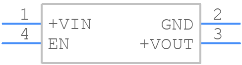 ROF-78E5.0-0.5SMD - RECOM Power - PCB symbol