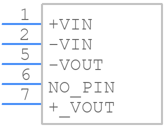 RP-0509S - RECOM Power - PCB symbol