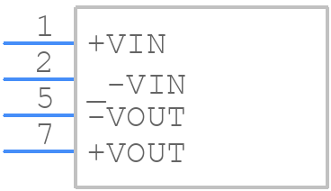 RP-0512S - RECOM Power - PCB symbol