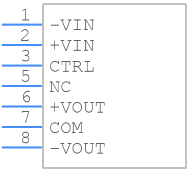 RS-1205D - RECOM Power - PCB symbol