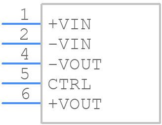 RY-1212S - RECOM Power - PCB symbol