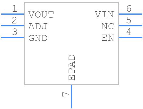 ADP165ACPZN-R7 - Analog Devices - PCB symbol
