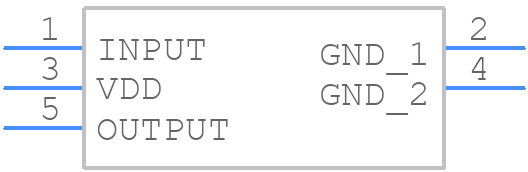 TC4422AVAT - Microchip - PCB symbol