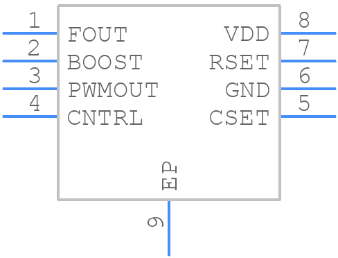 TS3002ITD822T - Touchstone Semiconductor - PCB symbol