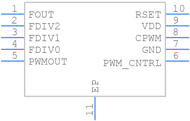 TS3004ITD1033T - Touchstone Semiconductor - PCB symbol