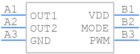 LC898302AXA-MH - onsemi - PCB symbol