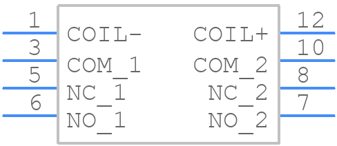 G5A-237P-DC12 - OMRON Electronics - PCB symbol