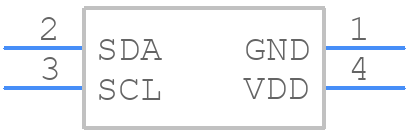VEML3328 - Vishay - PCB symbol