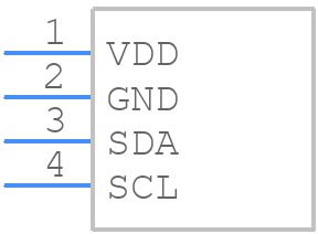 VEML3328SL - Vishay - PCB symbol