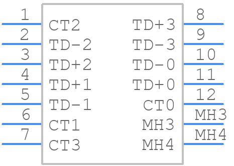 85793-1020 - Molex - PCB symbol