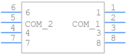 1MD1T2B4M7QES - RS Pro - PCB symbol