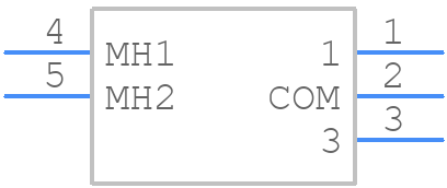 1MS1T2B4M6QES - RS Pro - PCB symbol