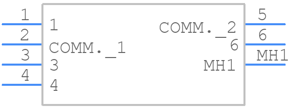 2MD1T3B1M7QES-5 - RS Pro - PCB symbol