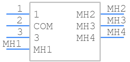 5MS1S102AVS2QES - RS Pro - PCB symbol