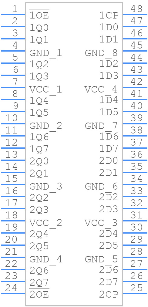 74ALVCH16374DGG,11 - Nexperia - PCB symbol