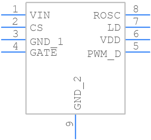 AL9910-5SP-13 - Diodes Incorporated - PCB symbol