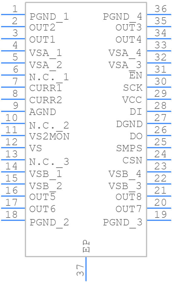 L99MD01XPTR - STMicroelectronics - PCB symbol