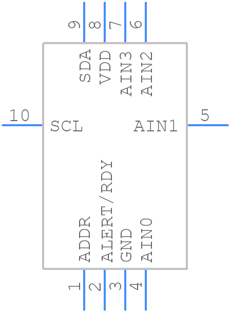 ADS1014IRUGT - Texas Instruments - PCB symbol