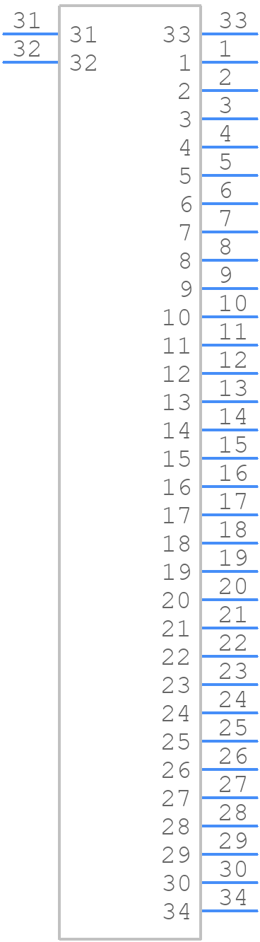 20455-030E-02 - I-Pex - PCB symbol