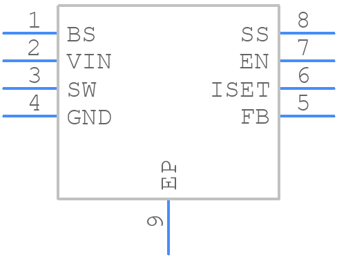 NR111E - SANKEN ELECTRIC CO. - PCB symbol