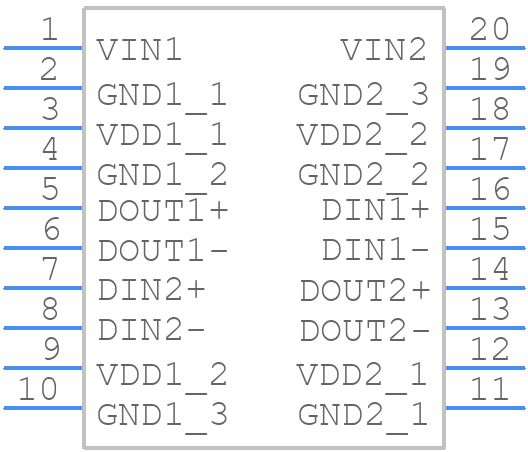 ADN4656BRSZ-RL7 - Analog Devices - PCB symbol